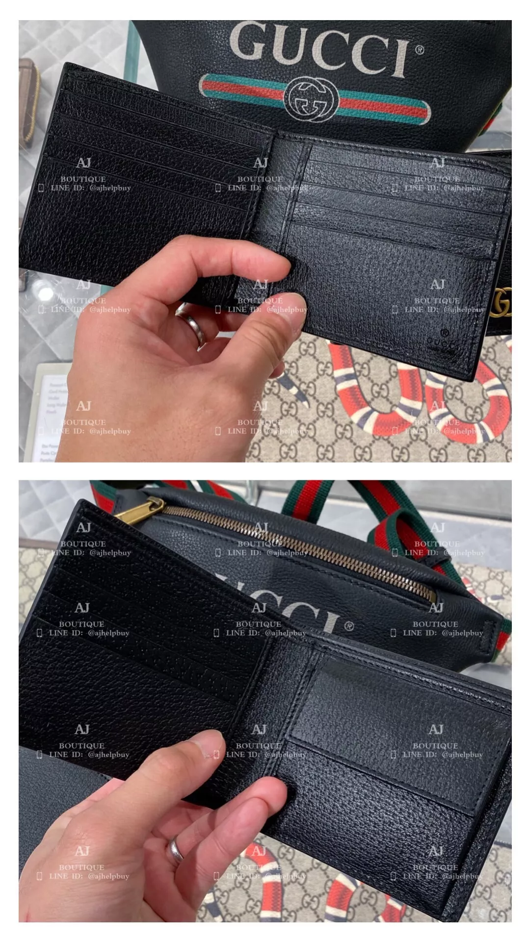 Gucci 經典短夾 代購照片3
