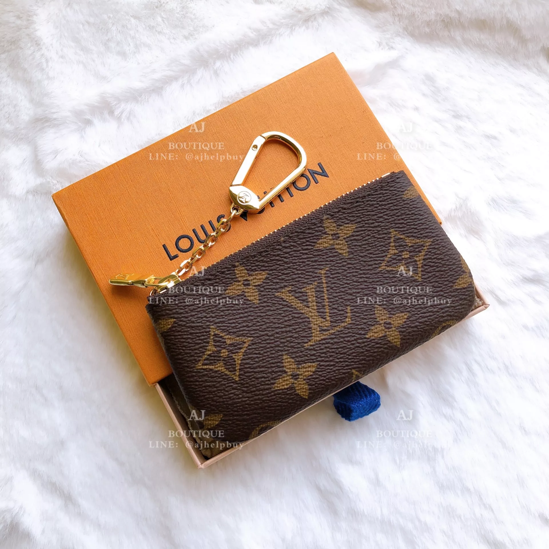 Lv Louis Vuitton 老花 鑰匙零錢包 代購照片