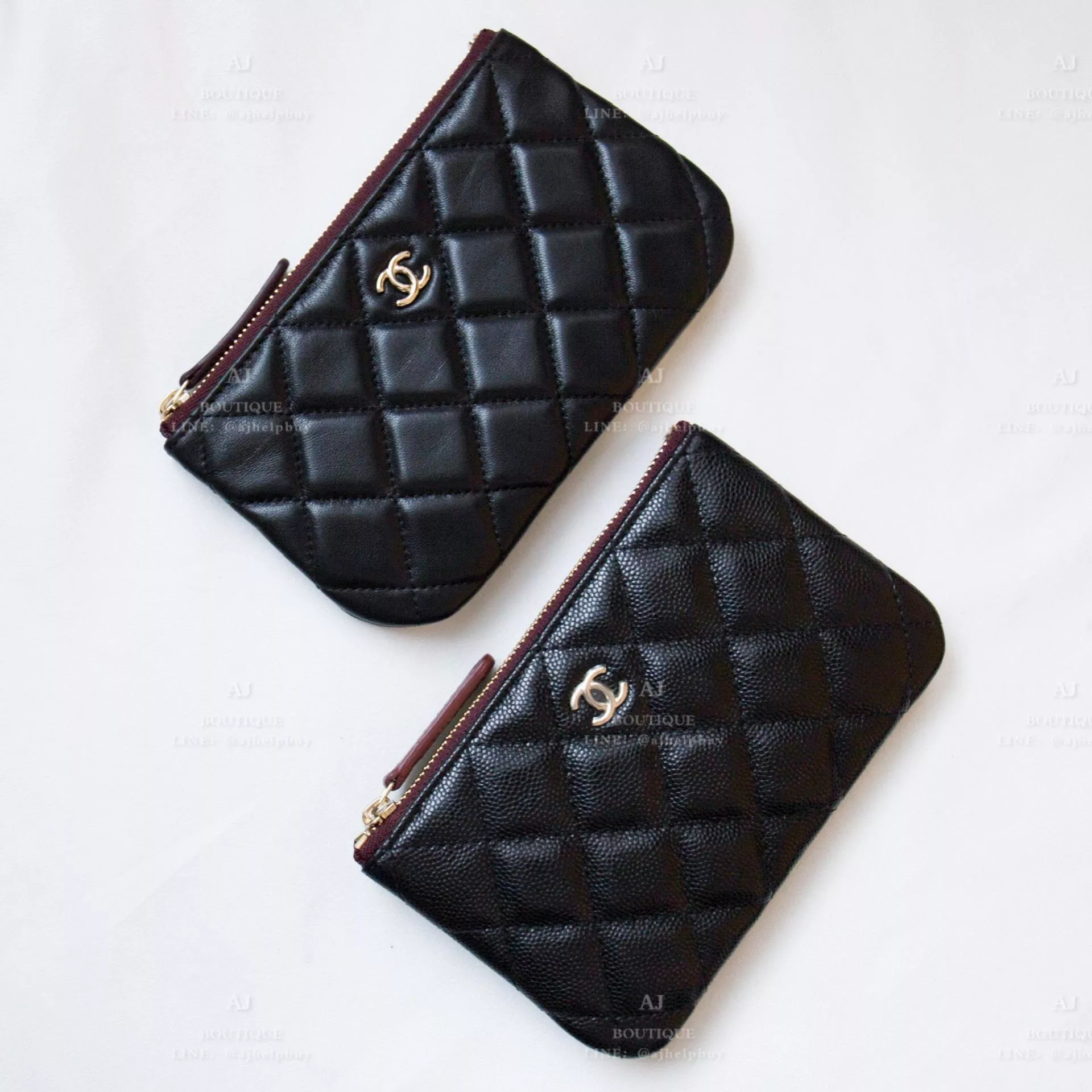 Chanel 一字拉鍊零錢包 代購照片