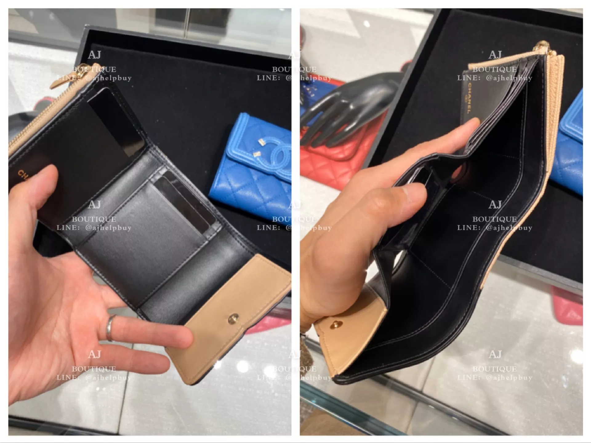 Chanel 三折短夾小款 大Cc 代購照片3