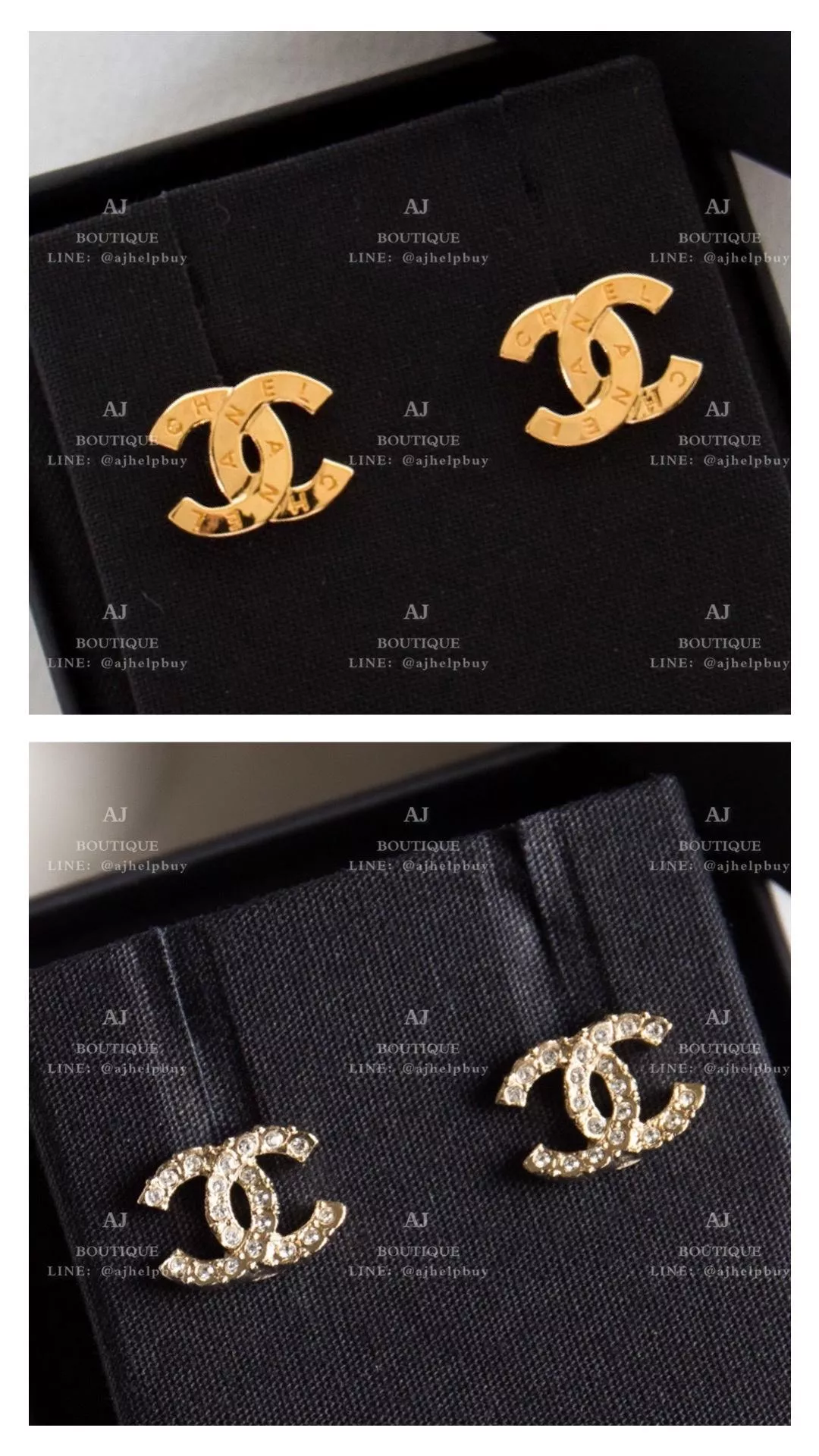 Chanel 經典雙C 針式耳環 代購照片