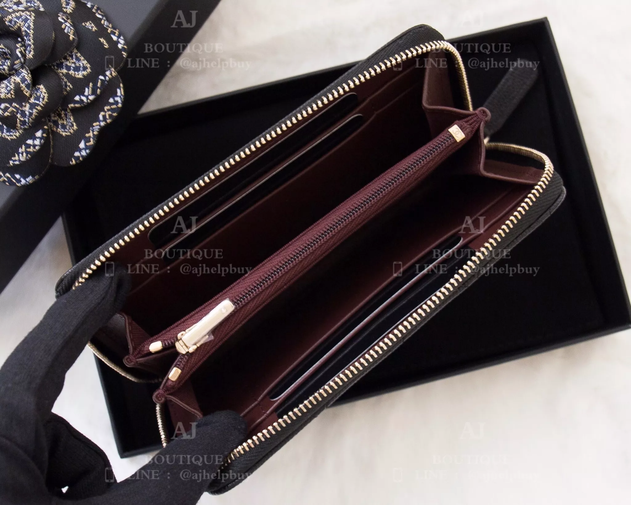 Chanel Ev 200510 經典款拉鍊中夾 代購照片2