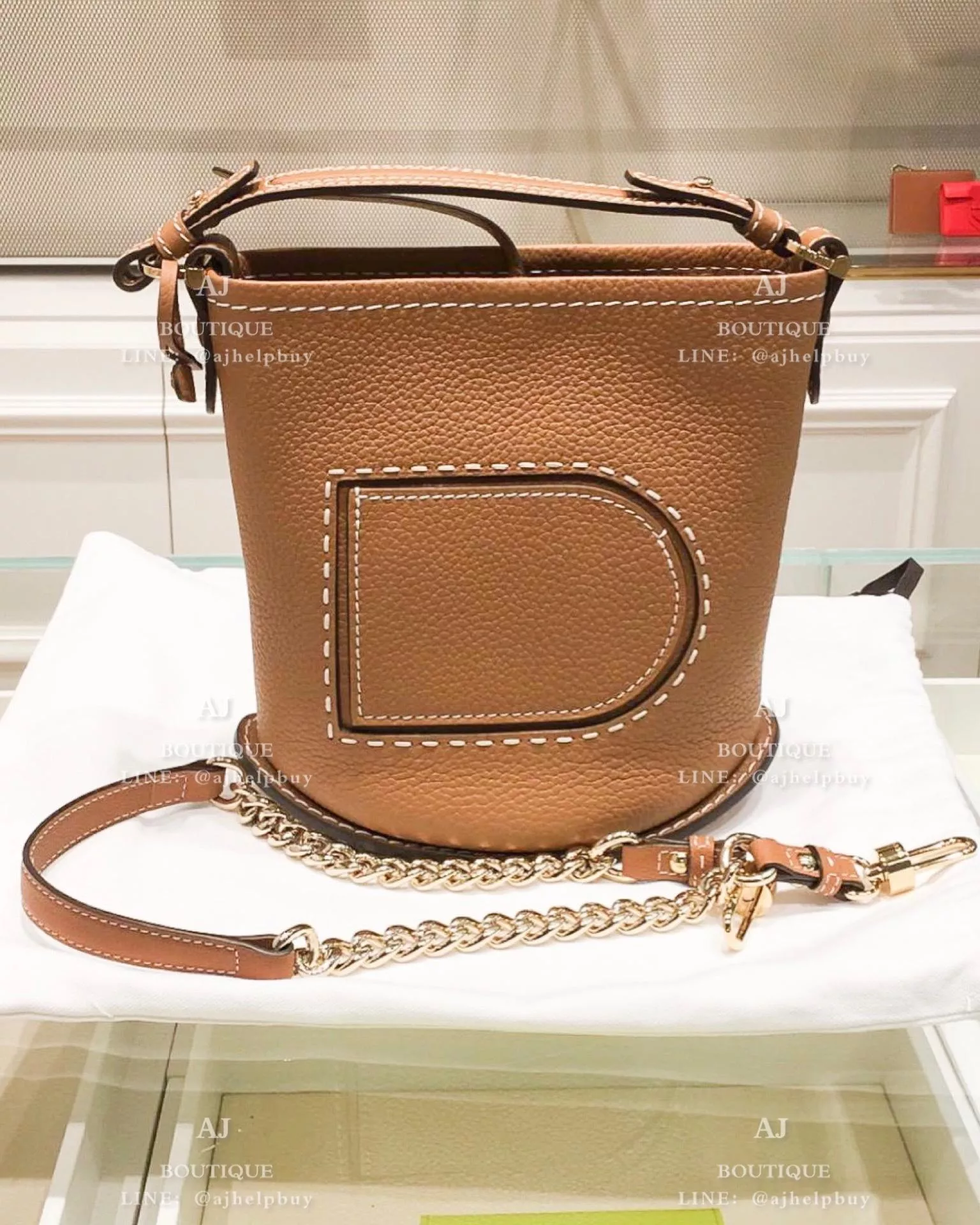 Delvaux Pin Mini 水桶包 & 背帶 代購照片
