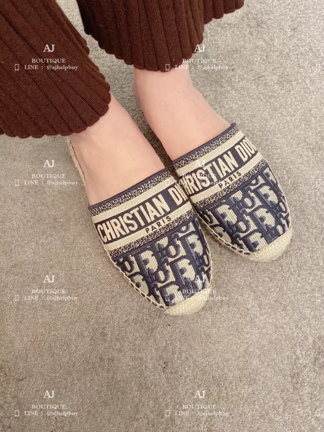 Dior 老花拖鞋 代購照片