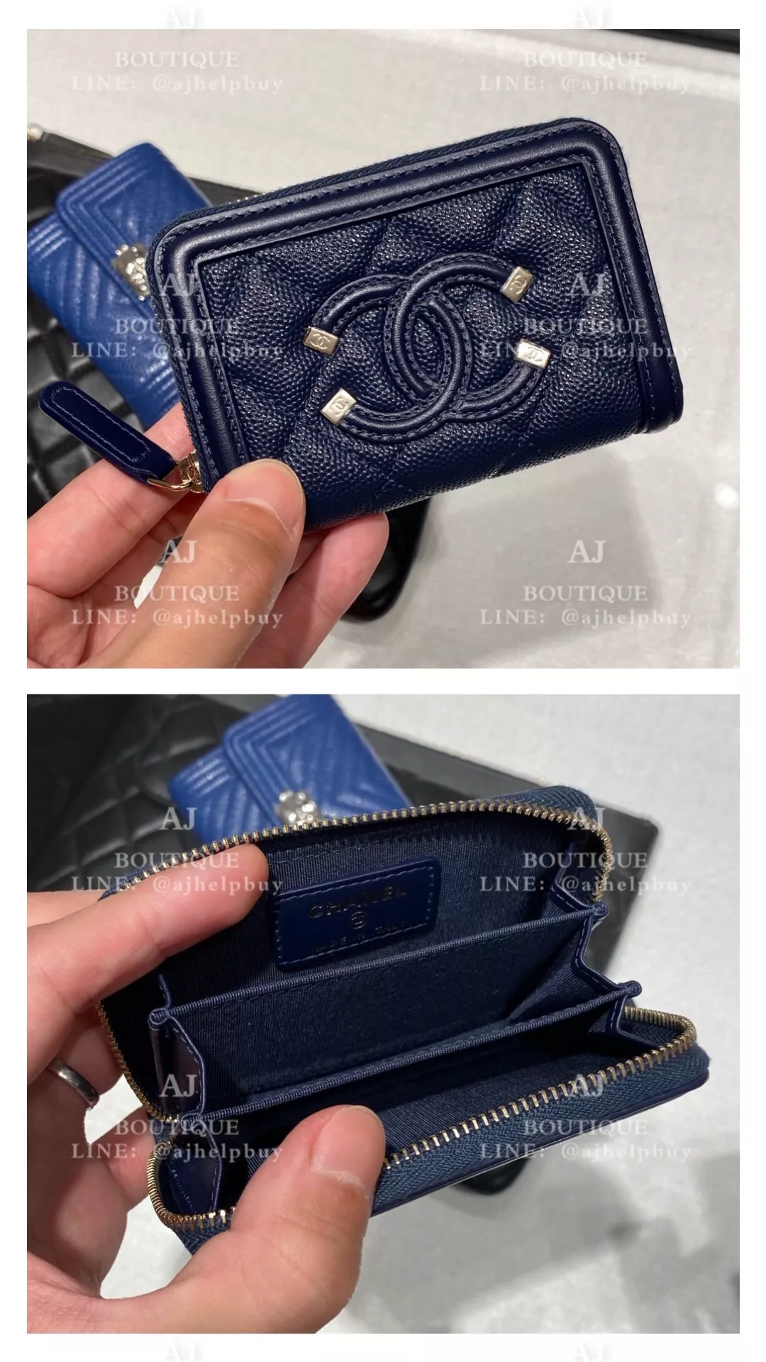Chanel 拉鍊錢包 代購照片