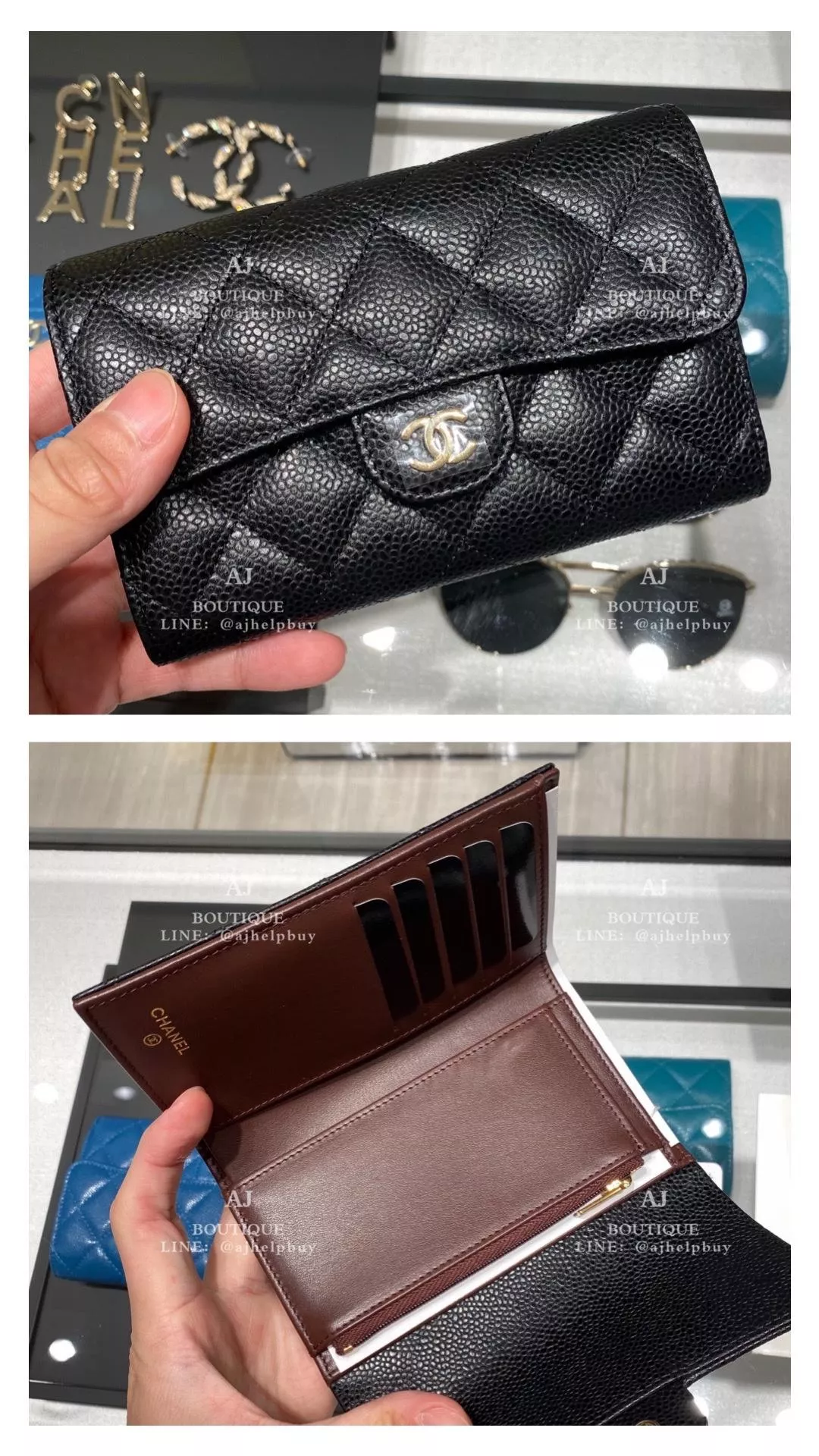 Chanel 經典三摺中夾 代購照片