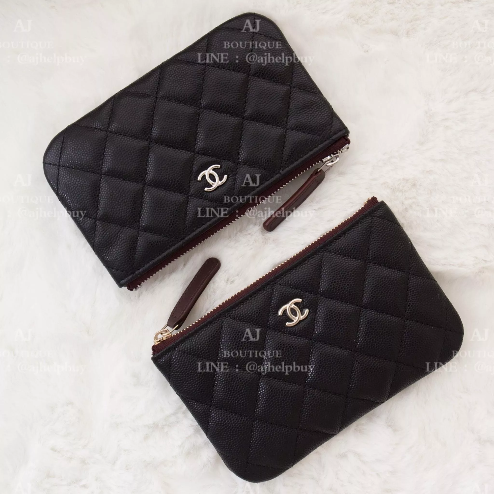 Chanel 一字拉鍊錢包 代購照片