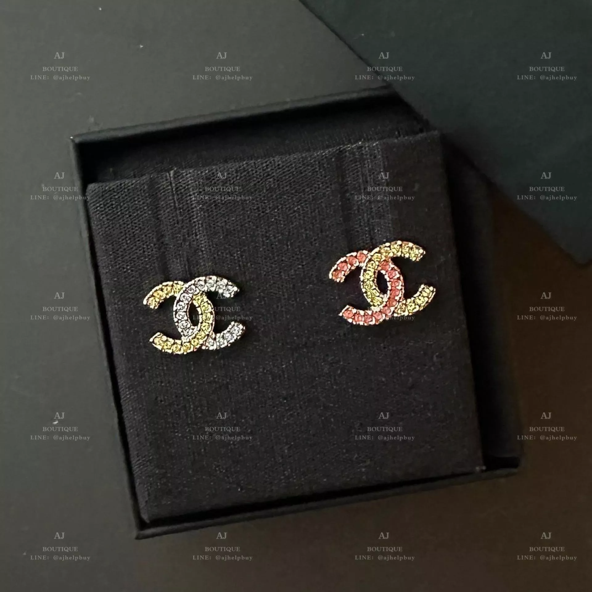 Chanel Multicolor Earrings 彩寶耳環 代購照片