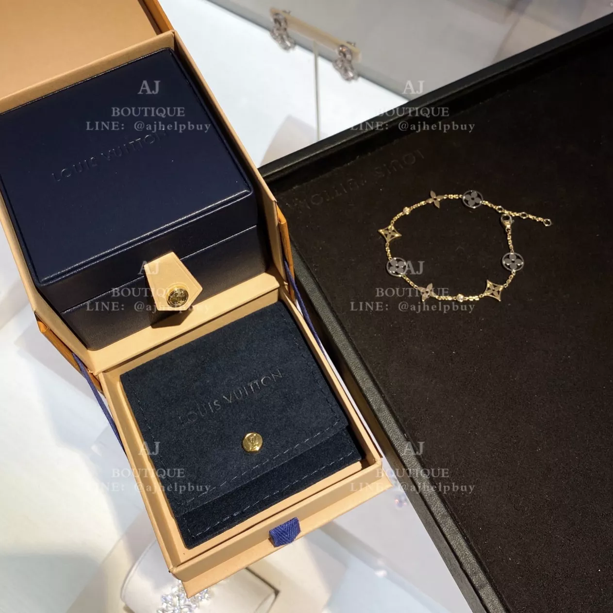 Lv Louis Vuitton 三色金真鑽手鍊 ☑️ 代購照片