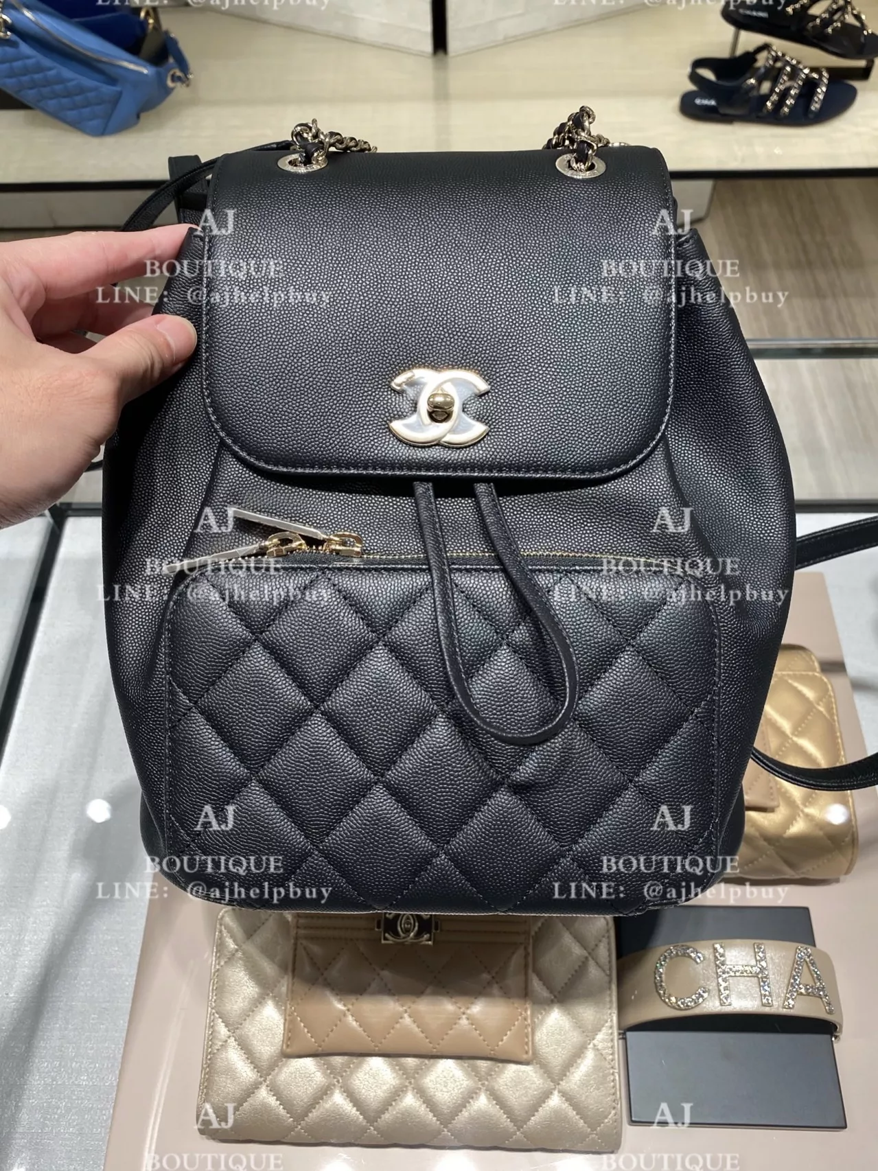 Chanel 經典後背包 代購照片