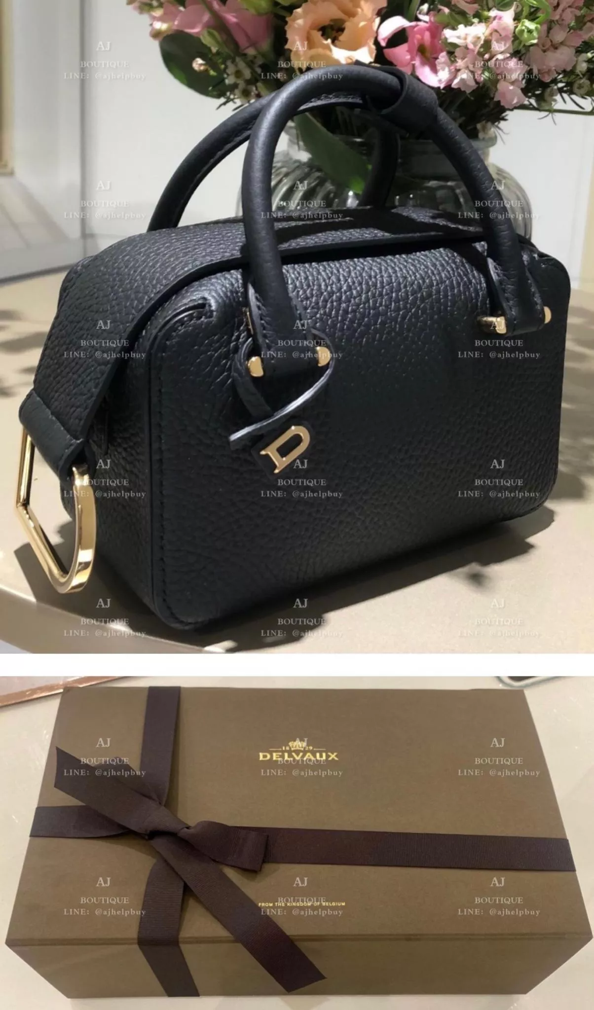 Delvaux Cool Box Nano 黑色 代購照片