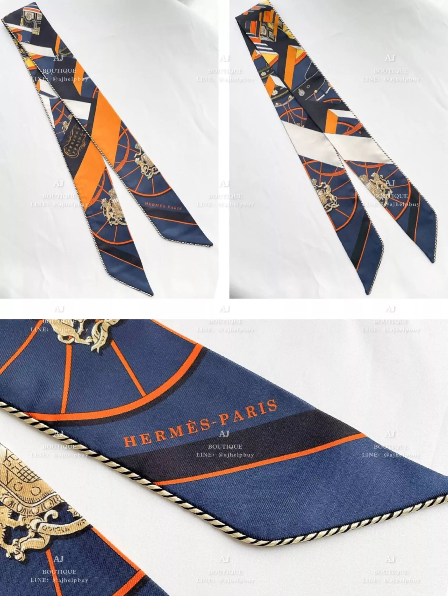 Hermes Twilly 限量斜紋編織款 代購照片
