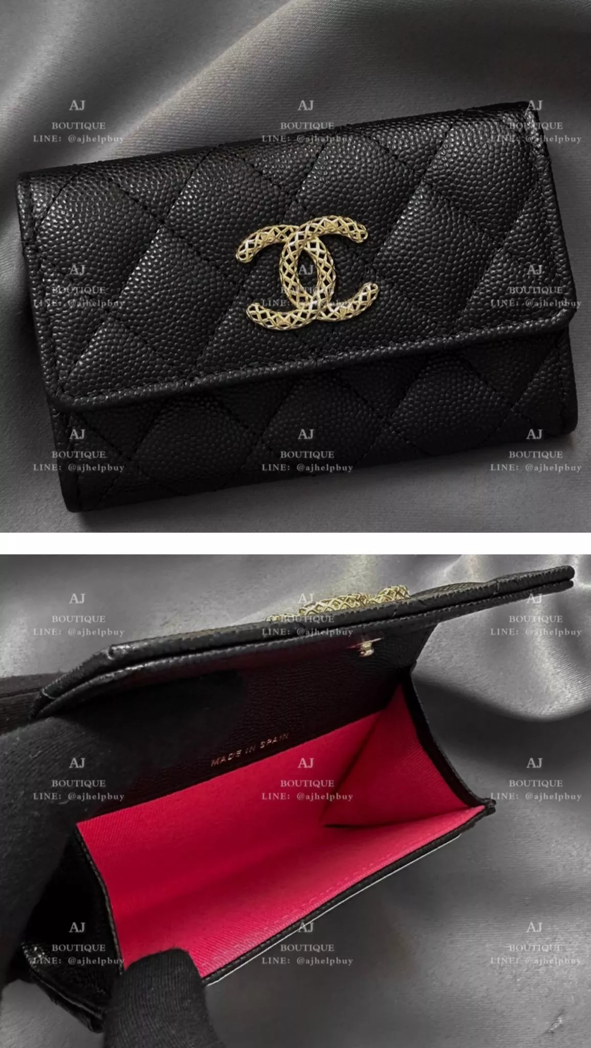 Chanel 立體雙C 單層卡包 代購照片
