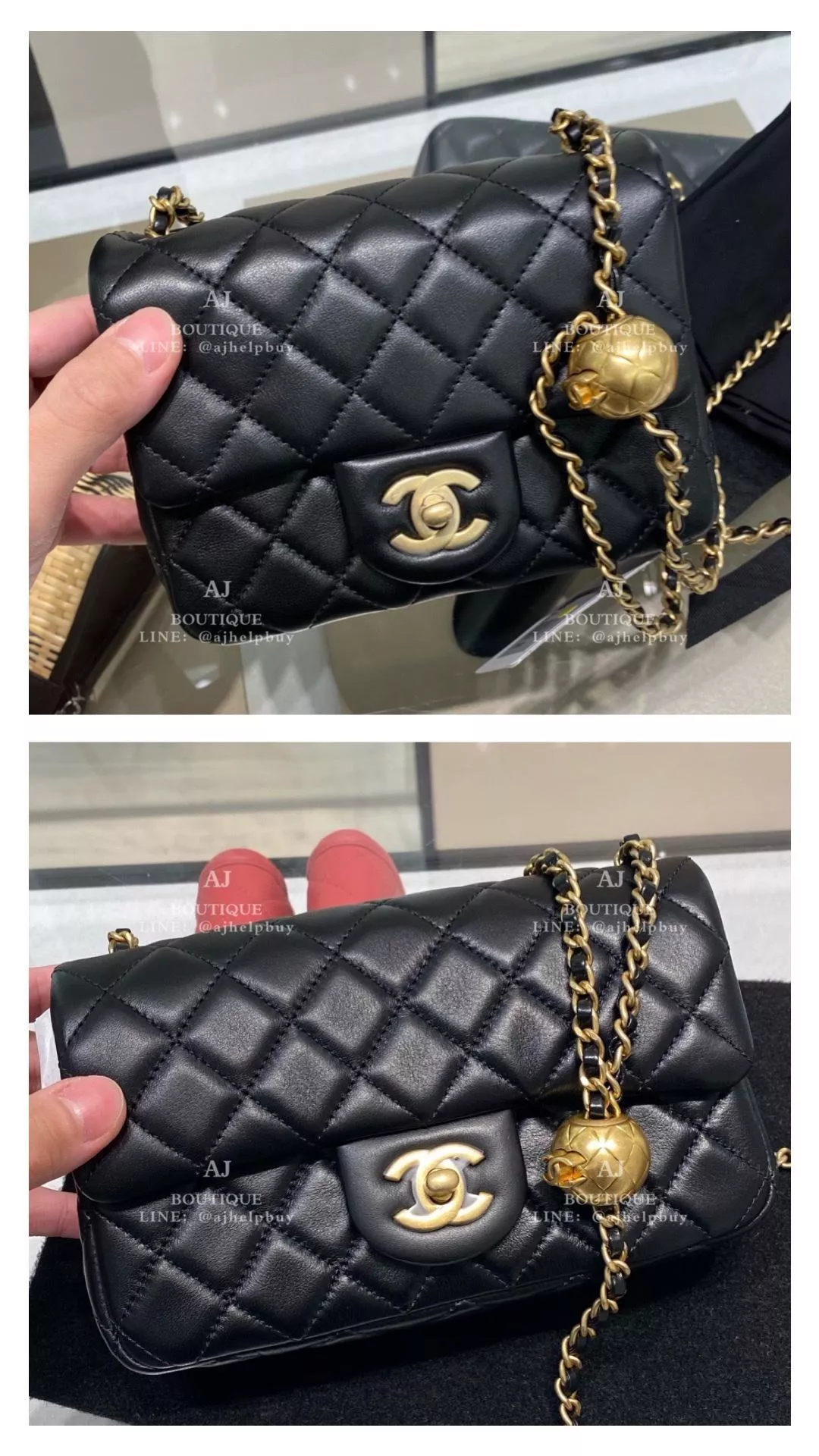 Chanel Mini Coco 金球款 黑色 代購照片