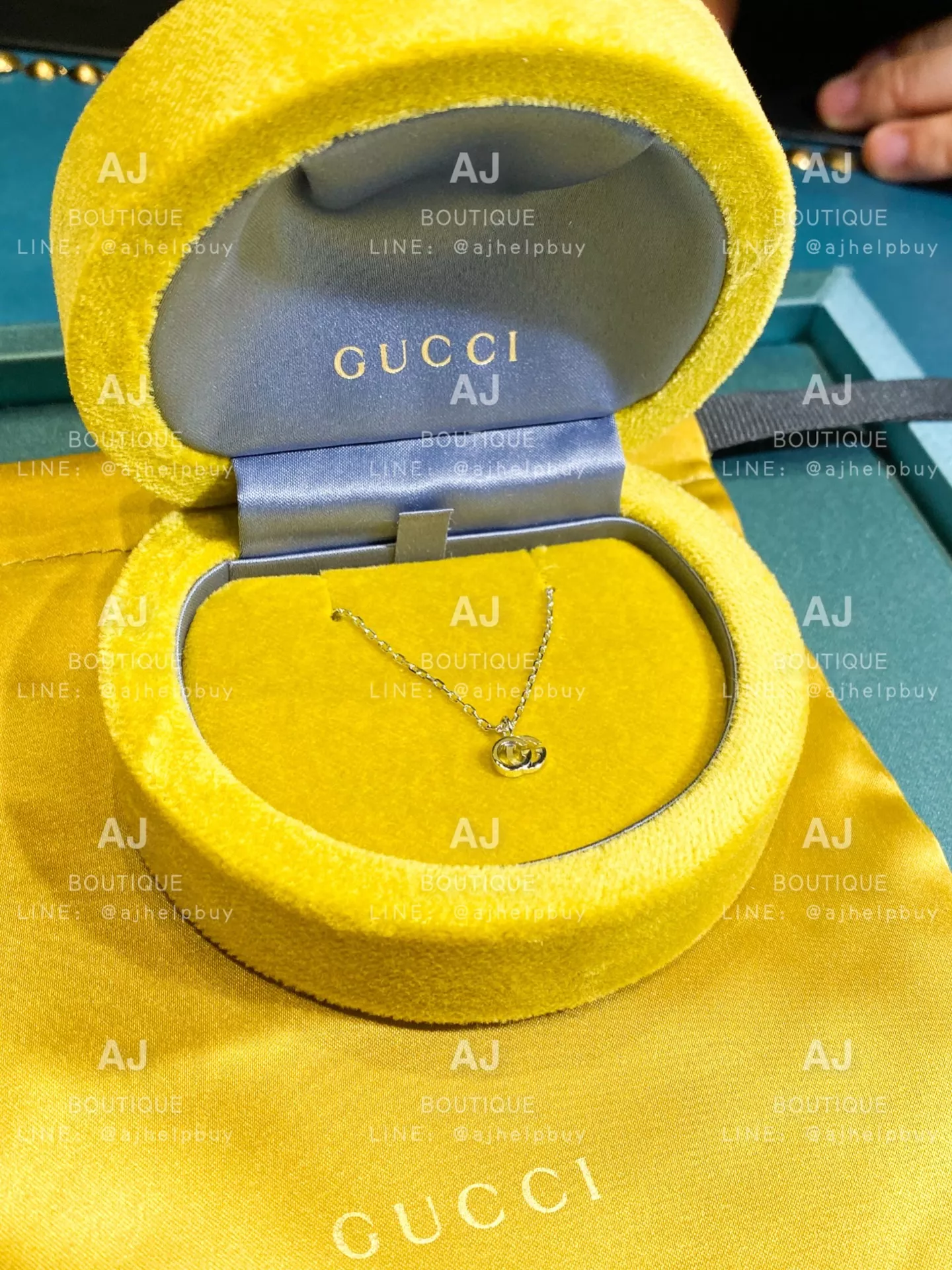 Gucci Logo標誌項鍊 代購照片3