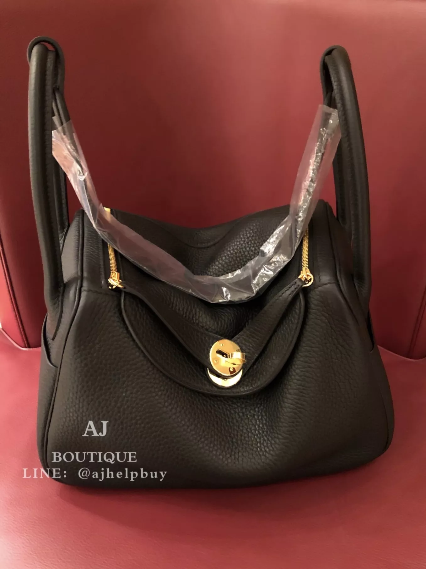 Hermes Lindy 26 黑金Tc 代購照片