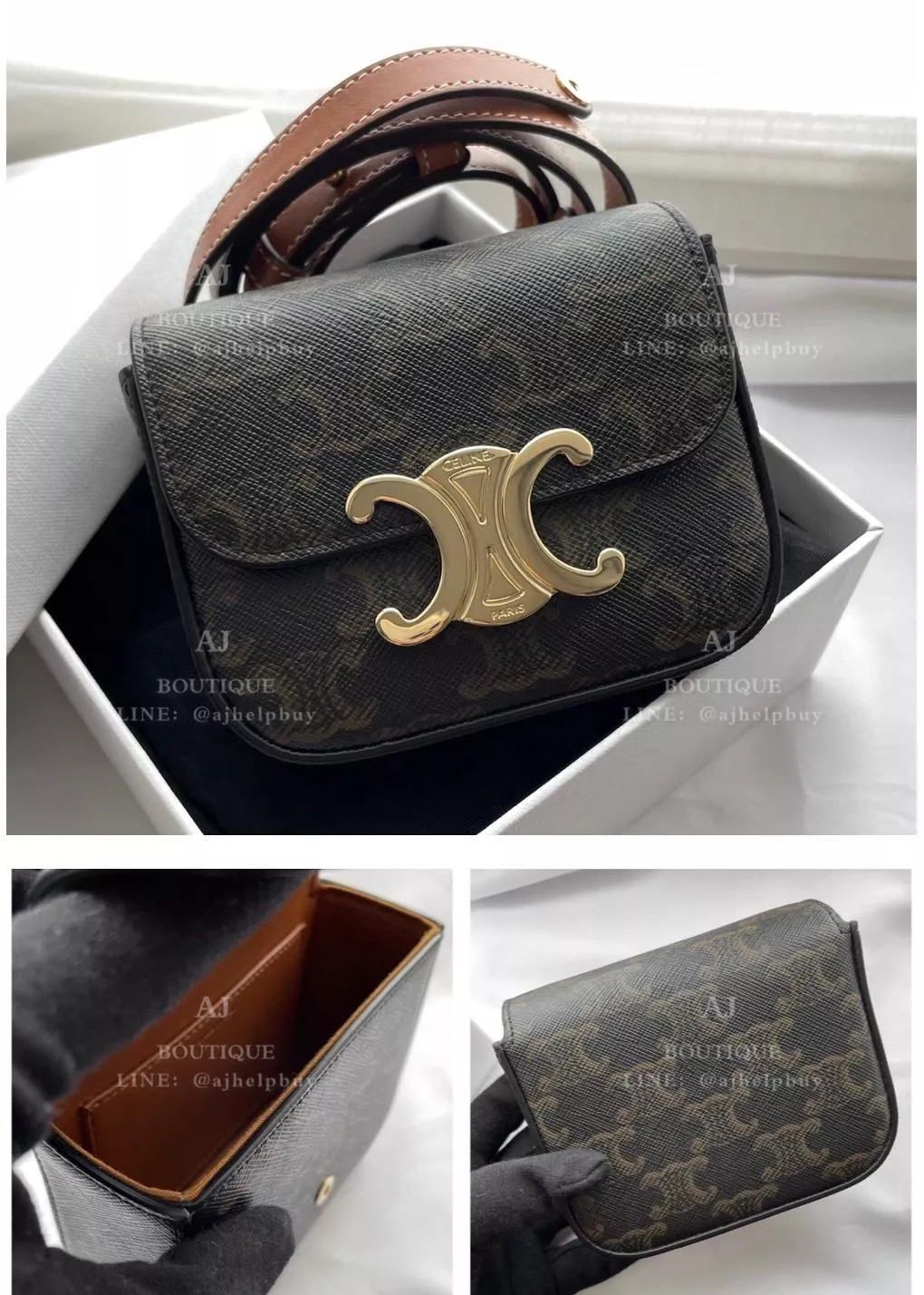 Celine 老花小方盒 代購照片