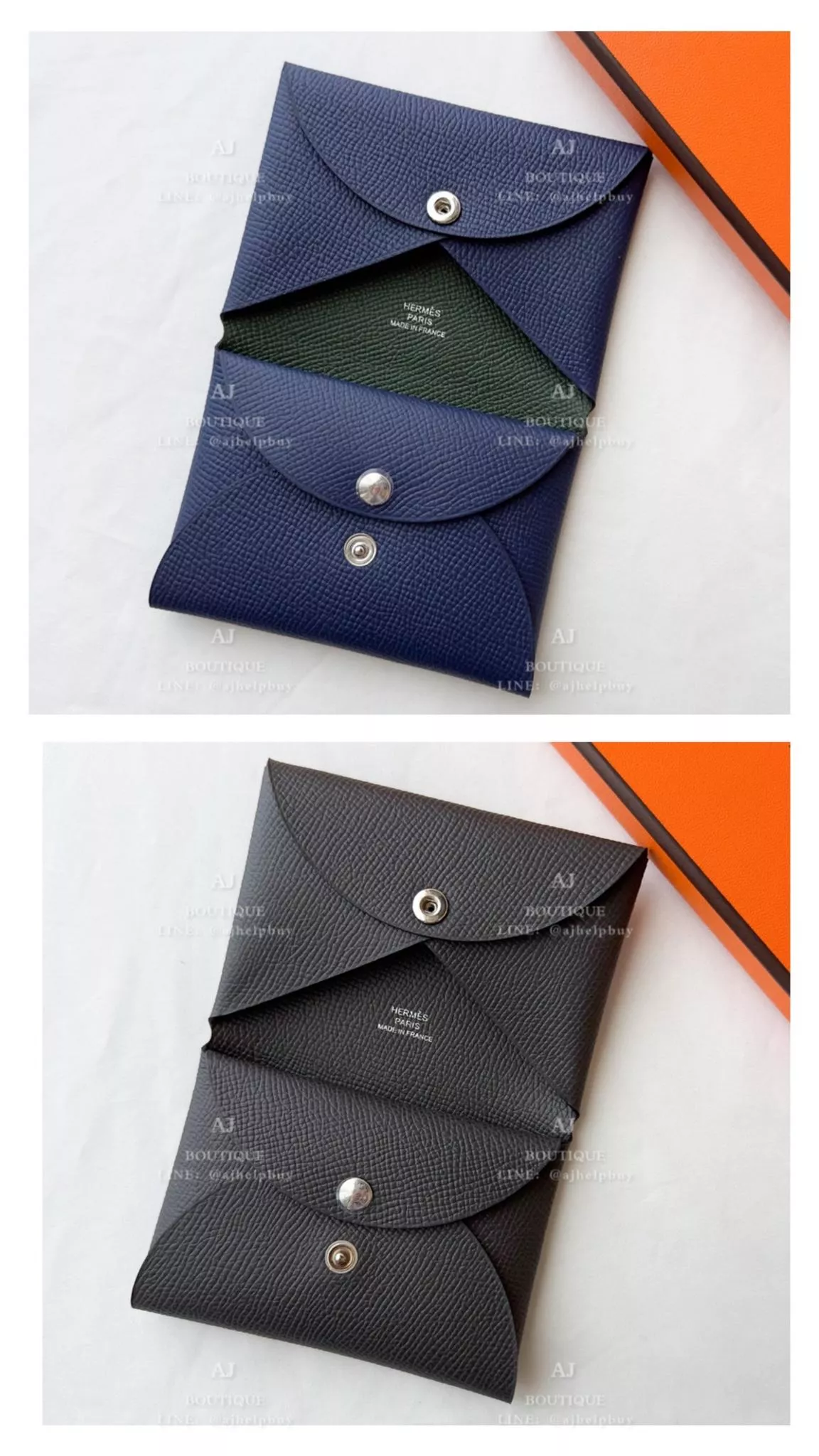 Hermes Calvi Duo 卡片零錢包 代購照片